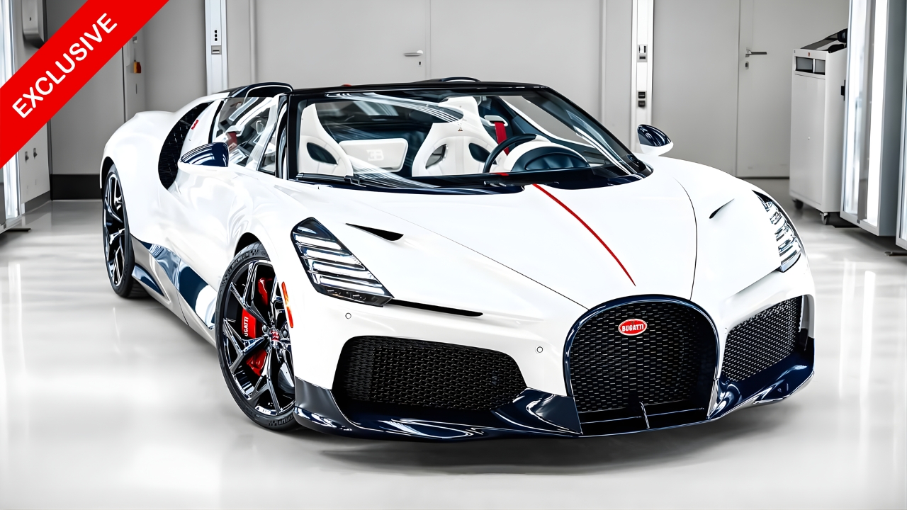 Bugatti Unveils Its Final W-16 Track Car, Marking the End of a Legendary Era