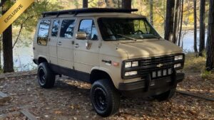 1993 Chevy G20 4x4 Van on Bring a Trailer Lets You Channel the A-Team